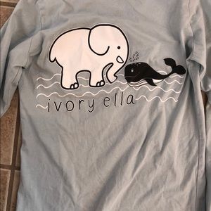 Ivory Ella long sleeve tee - Girls